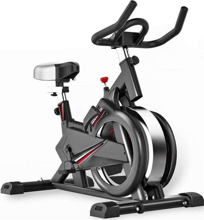ZJDU Indoor Cycle,Indoor Cycling Bike Fitness Stationary All-Inclusive Flywheel Bicycle, Trainer Fitness Bicycle Stationary,for Gym Home Cardio Workout Machine Training New Version