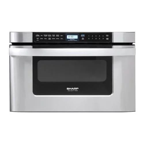 Sharp KB6524PSY 24″ Built-in Microwave Drawer Oven with 1.2 cu. ft. Capacity, 1000 Cooking Watts in Stainless Steel