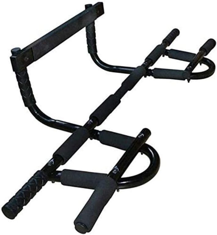 YFDM Adjustable Indoor Door Horizontal Bar Frame Multi-Functional Doorway Pull Up Bar Door Bar Chin Up Bar for Home Fitness