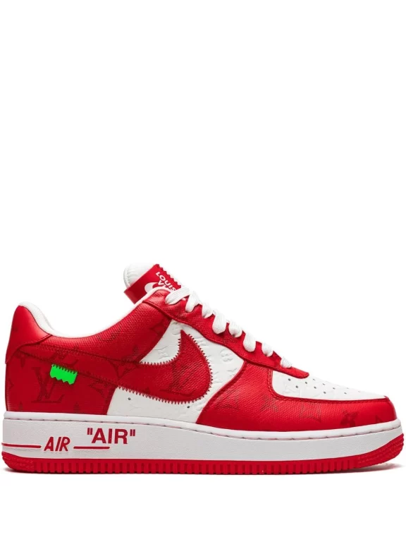 Nike x Louis Vuitton Air Force 1 Low “Virgil Abloh – White/Red” sneakers