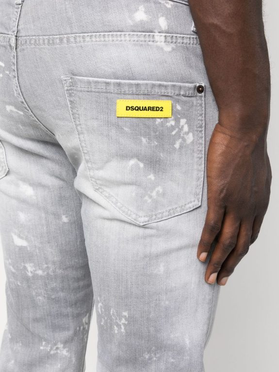 Dsquared2 Cool Guy bleached-effect jeans