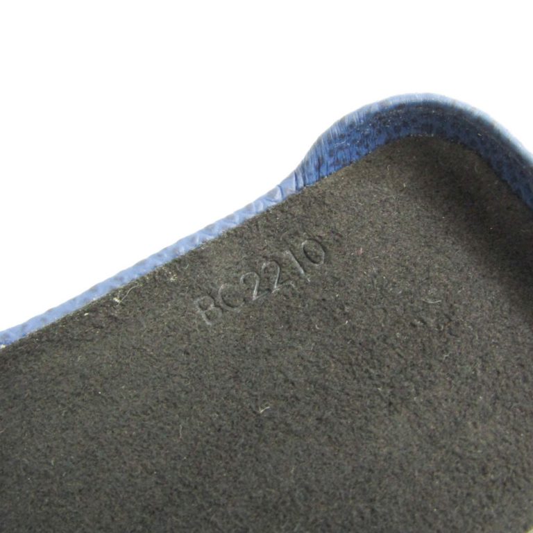 Authenticated Used Louis Vuitton Taiga Monogram Eclipse Phone Bumper Cobalt PHONE / Bumper 11 M30601