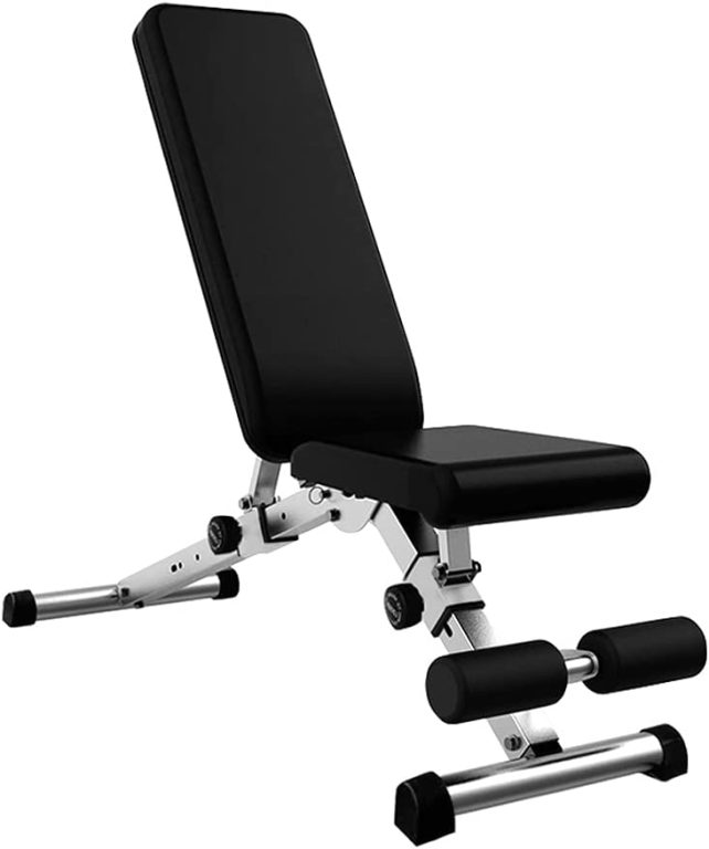 YFDM Adjustable Weight Bench ï¼ŒUtility Weight Benches for Full Body Workout, Foldable Flat Incline Decline Bench Press for Home Gym