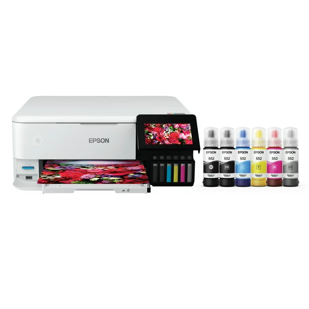 EcoTankÂ® Photo ET-8500 Wireless Color All-in-One Supertank Printer