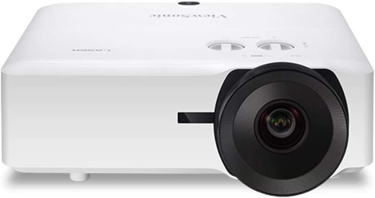 ViewSonic LS860WU 5000 Lumens WUXGA Short Throw Laser Projector with One-Wire HDBT 1.3x Optical Zoom Vertical Horizontal Keystone and Lens Shift