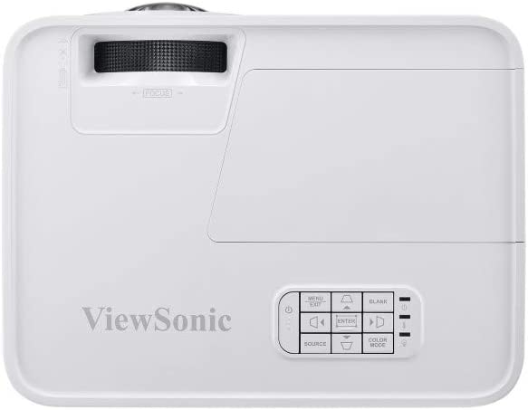 ViewSonic PS600W 3700 Lumens WXGA HDMI Networkable Short Throw Projector for Home and Office 4.5″ x 11.5″ x 9.3″