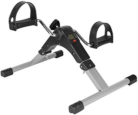 YFDM Portable Pedal Exerciser Leg Fitness Machine Mini Bicycle Sport Gym Equipment Foldable Indoor Fitness Treadmill Stepper
