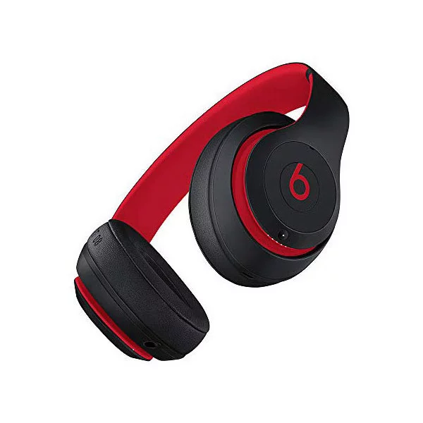 Beats Studio3 Wireless Over-Ear Headphones – The Beats Decade Collection – Defiant Black-Red (Latest Model)