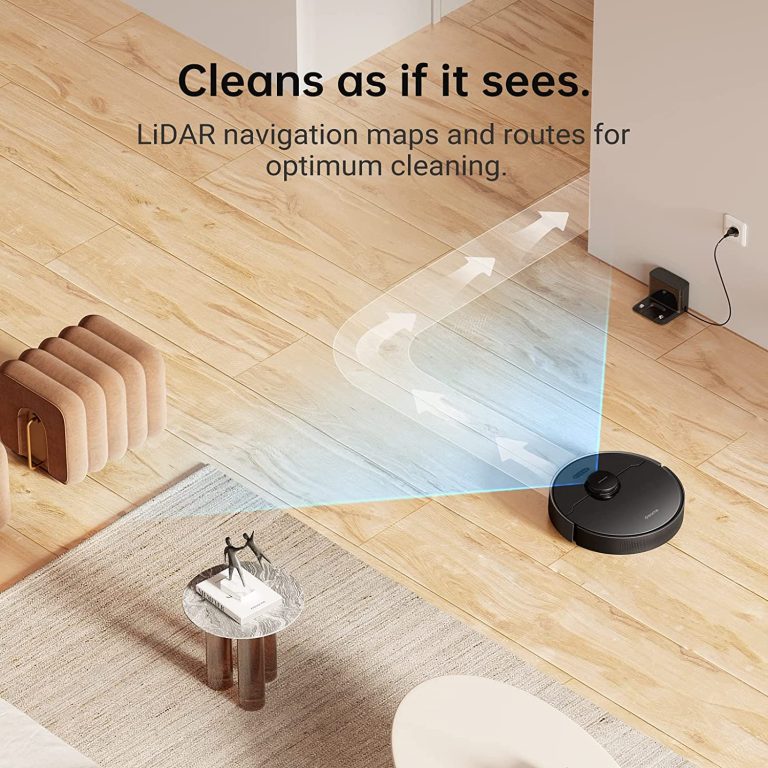 Dreametech L10 Pro Robot Vacuum Cleaner and Mop,with Superb Lidar Navigation,4000Pa,Multi-Floor Map