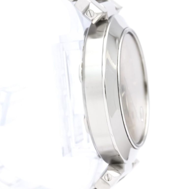 Authenticated Used Polished CARTIER Pasha C Steel Automatic Unisex Watch W31024M7 BF552769