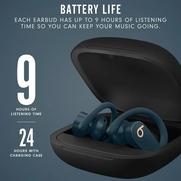 Powerbeats Pro Totally Wireless Earphones with Apple H1 Headphone Chip – Navy