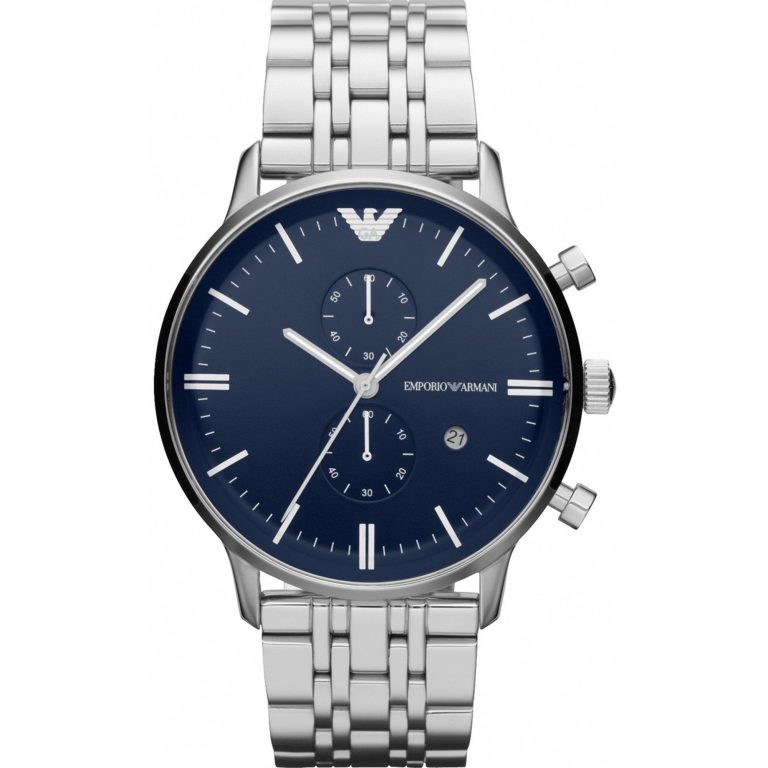 Emporio Armani Men’s Gianni Chronograph Stainless Steel Bracelet Watch 43mm AR1648