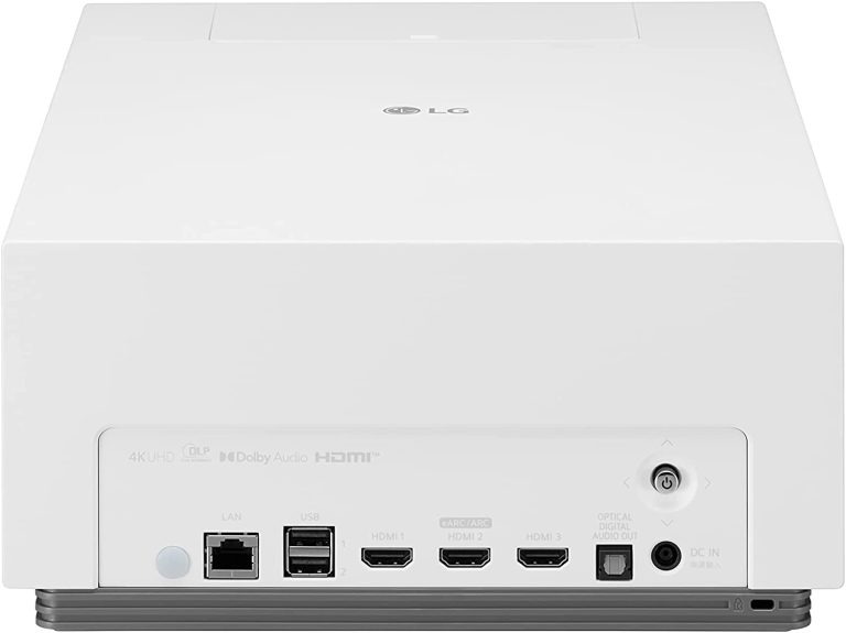 LG CineBeam UHD 4K Projector HU710PW – DLP Home Theater Smart Projector, White