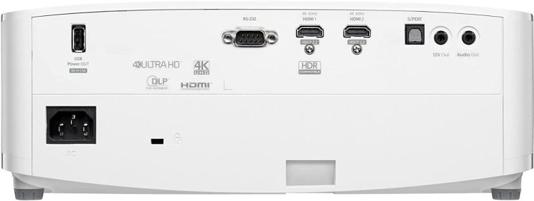 Optoma UHD38x Bright, True 4K UHD Gaming Projector | 4000 Lumens | 4.2ms Response Time at 1080p with Enhanced Gaming Mode | Lowest Input Lag on 4K Projector | 240Hz Refresh Rate | HDR10 & HLG