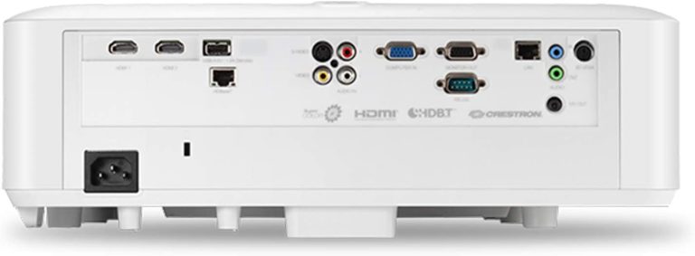 ViewSonic LS860WU 5000 Lumens WUXGA Short Throw Laser Projector with One-Wire HDBT 1.3x Optical Zoom Vertical Horizontal Keystone and Lens Shift