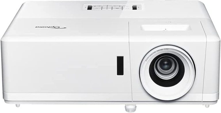 Optoma UHZ50 Smart 4K UHD Laser Home Theater Projector | 3000 Lumens | HDR Adjustment Options | Cinematic Color | Flexible Installation 1.3X Zoom & Vertical Lens Shift | Works with Alexa & Google