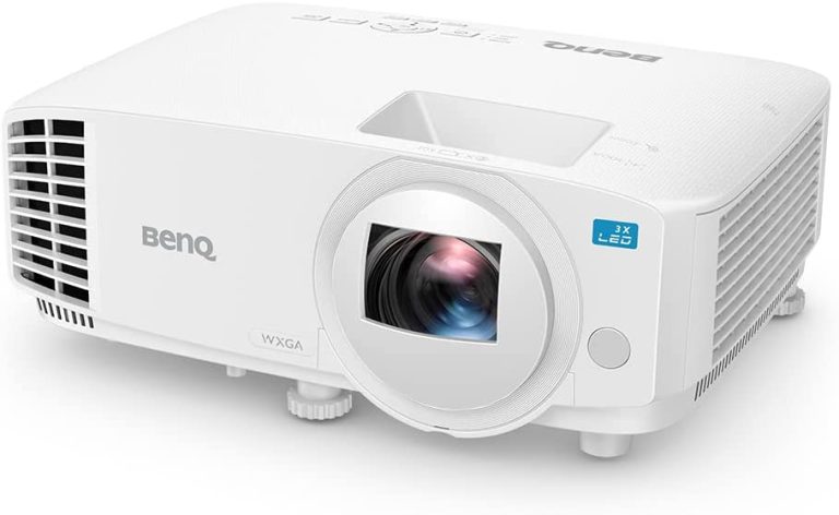 BenQ WXGA LED Business Projector LW500ST, DLP, Full HD, 2000lm, Short Throw, 20000:1 High Contrast Ratio, Dual HDMI Ports, Auto Keystone Correction, Installation-Friendly, SmartEco Technology