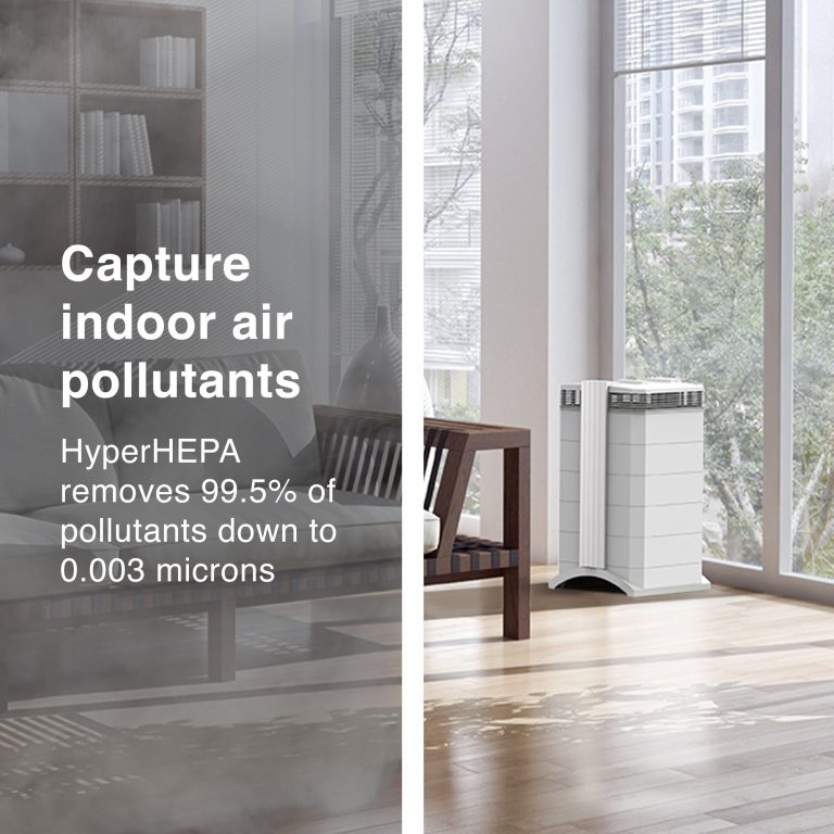 IQAir HealthPro Plus H14 HyperHEPA Air Purifer for large rooms up to 1125 sq ft – Filters bacteria/viruses, smoke, allergens, chemicals, odors and asthma triggers