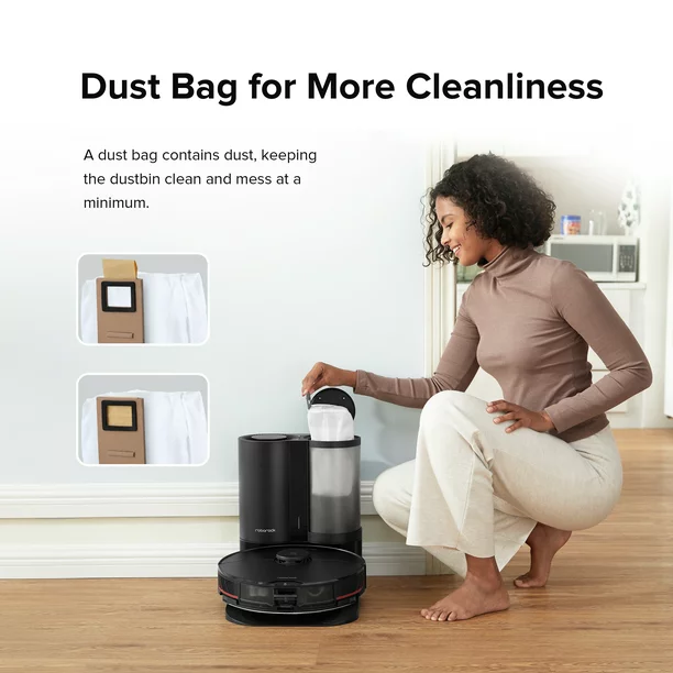 (refurbished) Roborock® S7MaxV Plus Robot Vacuum and Sonic Mop with Auto-Empty Dock, Reactive AI 2.0, and Voice Control