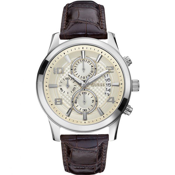 Guess Men’s Exec Brown Analog Watch W0076G2