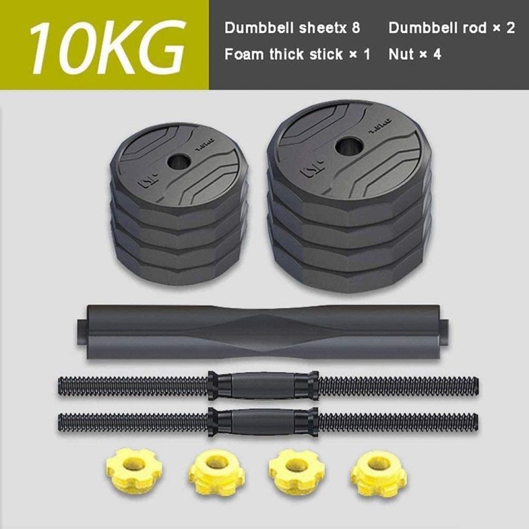 Nologo QAZWS Dumbbell Men and Women Dumbbell Weightlifting Dumbbell Home Fitness Equipment Dumbbell Exercise Equipment Barbell (Single) (Size : 20KG)