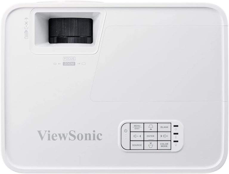 ViewSonic PG706HD 4000 Lumens Full HD 1080p Projector with RJ45 LAN Control Vertical Keystoning and Optical Zoom for Home and Office