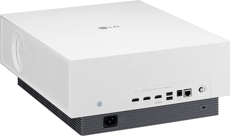 LG HU810PW 4K UHD (3840 x 2160) Smart Dual Laser CineBeam Projector with 97% DCI-P3 and 2700 ANSI Lumens