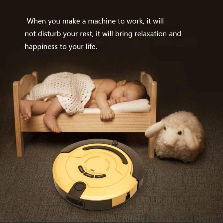 LHLLHL Vacuum Cleaner,Vacuum Home Automatic Intelligent Sweeping Robot Wiping The Ground Vacuum Cleaner No Sweep Robot (Color : Gold, Size : 32 * 32 * 8.7cm)