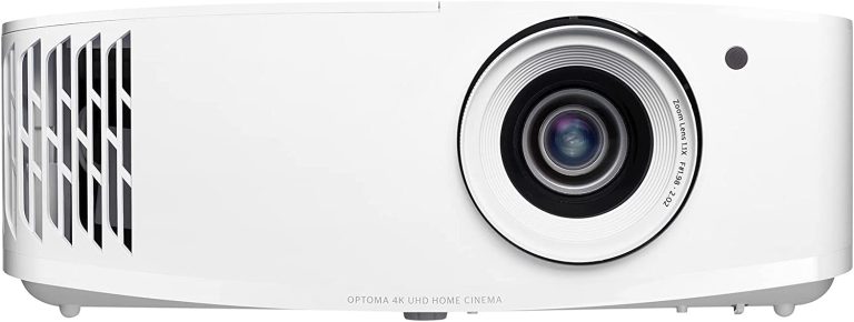 Optoma UHD38x Bright, True 4K UHD Gaming Projector | 4000 Lumens | 4.2ms Response Time at 1080p with Enhanced Gaming Mode | Lowest Input Lag on 4K Projector | 240Hz Refresh Rate | HDR10 & HLG