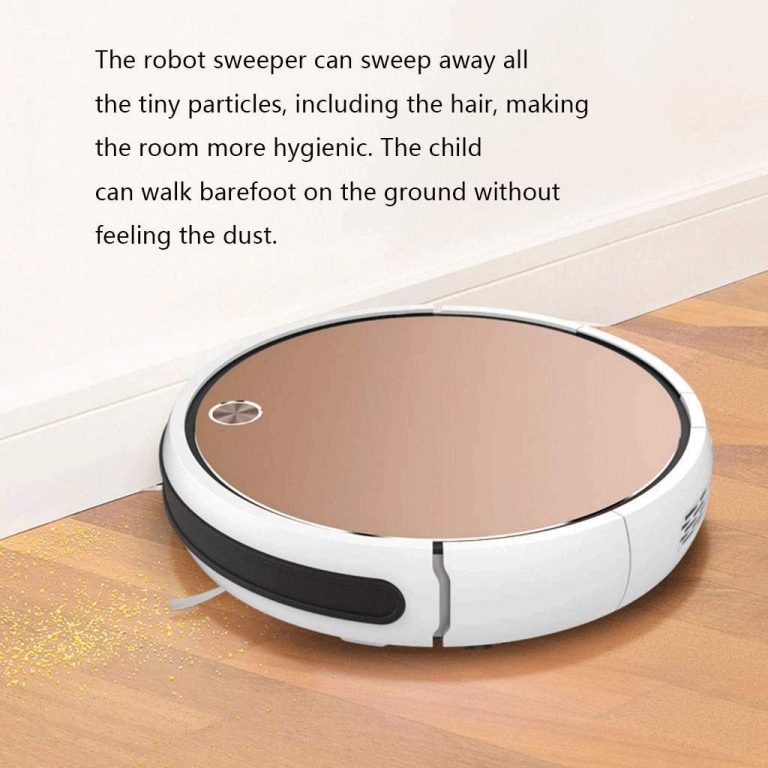 LHLLHL Robot Vacuum Cleaner, Super-Thin, Quiet, Self-Charging Robotic Vacuum Clean