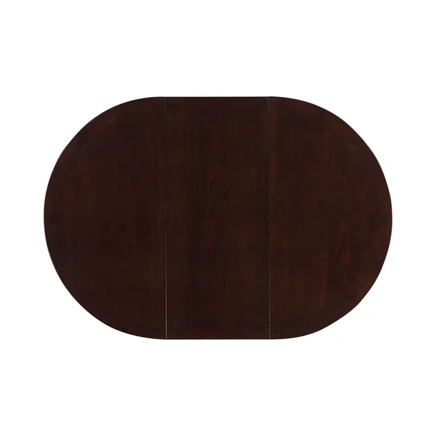 Wooden Dining Table With Storage Compartment, Espresso Brown- Saltoro Sherpi