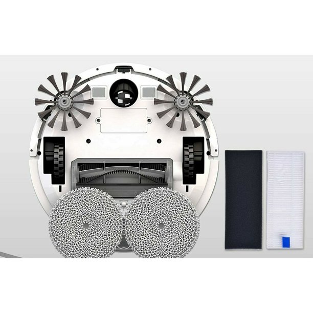 Bissell SpinWave Pet 2-1 Robotic Wet Mop & Vacuum WiFi App Navigate White Mobel 3347