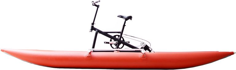 DIVTEK Water Bikes, Chili Pontoon Banana Water Bike Inflatable Kayak Bikeboat for Lake, Water Sports Touring Kayaks Sea Pedal Bicycle Boat for Sport Fun Fishingâ€¦