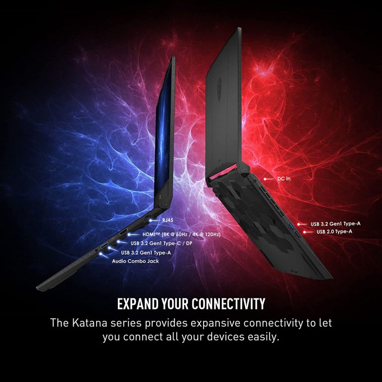 MSI Katana 15 15.6″ 144Hz FHD Gaming Laptop: 13th Gen Intel Core i7, RTX 4070, 16GB DDR5, 1TB NVMe SSD, USB-Type C, Cooler Boost 5, Win11 Home: Black B13VGK-484US