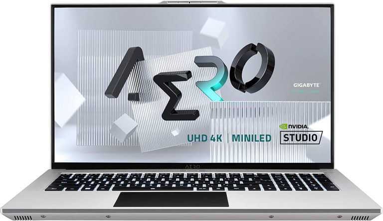 GIGABYTE AERO 17 YE5: 17.3″ 4K/UHD miniLED 120Hz, Intel Core i7-12700H, NVIDIAÂ® GeForce RTXâ„¢ 3080Ti, 32GB DDR5 RAM, 2TB SSD, Win11 Pro (AERO 17 YE5-74US748HP)