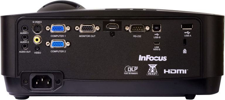 InFocus Corporation IN1116LC LC DLP Projector, High Definition 720P