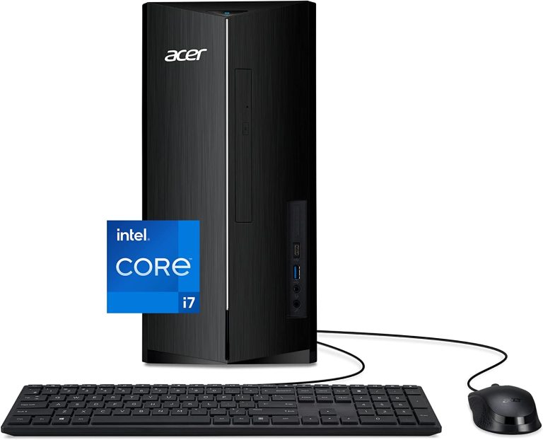 Acer Aspire TC-1760-UA93 Desktop | Intel Core i7-12700F 12-Core | NVIDIA GeForce GTX 1660 Super | 16GB DDR4 | 512GB SSD | 1TB HDD | 8X DVD | Intel Wi-Fi 6 AX201 | Bluetooth 5.2 | Windows 11 Pro