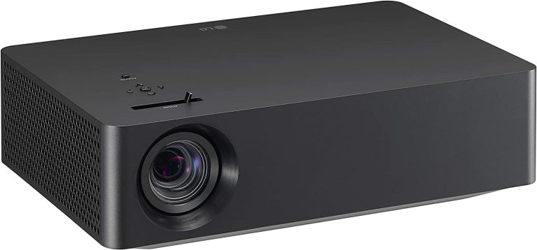 LG CineBeam UHD 4K Projector HU70LAB – DLP Home Theater Smart Projector, Black