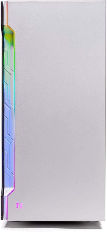 Skytech Gaming Archangel Gaming Computer PC Desktop â€“ Ryzen 5 5600X 3.7GHz, RTX 3060 TI 8G, 1TB NVMe SSD, 16GB DDR4 3200MHz, RGB Fans, Windows 10 Home 64-bit, 802.11AC Wi-Fi, White