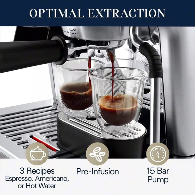 Deâ€™Longhi EC9155M La Specialista Arte, Espresso Machine with Grinder, Bean to Cup Coffee & Cappuccino Maker with Professional Steamer, My Latte Art Milk Frother,Barista SS Kit Included, 1450W, Metal