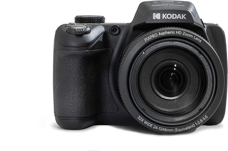 KODAK PIXPRO Astro Zoom AZ528-BK 16 MP Digital Camera with 52x Optical Zoom 24mm Wide Angle Lens 6 fps Burst Shooting 1080P Full HD Video Wi-Fi Connectivity and a 3″ LCD Screen (Black)