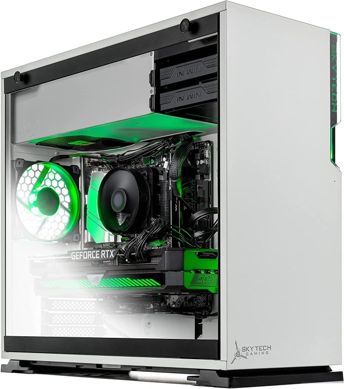 Skytech Shiva Gaming PC Desktop – INTEL Core i5 11400F 2.6 GHz, RTX 3060, 1TB NVME SSD, 16G DDR4 3200, 650W GOLD PSU, AC Wi-Fi, Windows 10 Home 64-bit