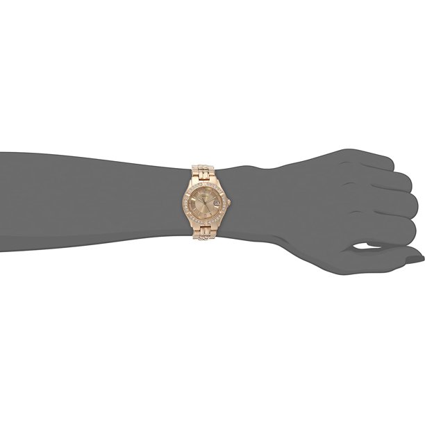 GUESS Women’s U11069L1 Rose-Gold Stainless-Steel Quartz Watch