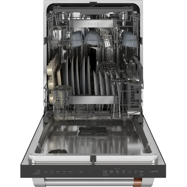 CDT845P2NS1 24 Matte Collection Built-In Dishwasher with 16 Place Settings Ultra-Wash and Dry Adjustable Upper Racks Loading Flexibility and 5 Wash Cycles in Stainless Steel