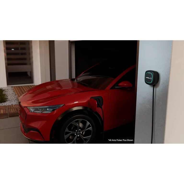 Pulsar Plus Level 2 Electric Vehicle Smart Charger – 48 Amp Hardwired Ultra Compact, WiFi, Bluetooth, Alexa and Google Home – 25 Foot Cable – UL Certified – OCPP Enabled – Indoor/Outdoor – by