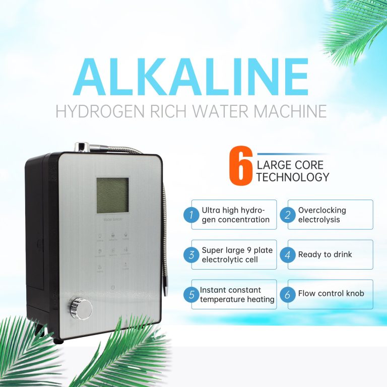 ALKA alkaline water Ionizer Plus+ | Water Ionizer | Alkaline Water Filtration System | Produces pH 3.0-11.2 Alkaline Water | Up to -800mV ORP | 9000 Liters Per Filter| Heating Function Silver