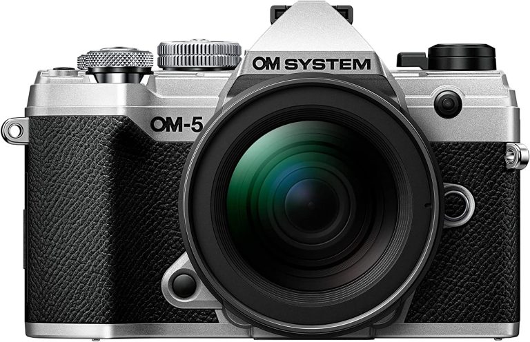 OM System OM-5 Silver Micro Four Thirds System Camera M.Zuiko Digital ED 12-45mm F4.0 PRO kit Outdoor Camera Weather Sealed Design 5-Axis Image Stabilization 50MP Handheld High Res Shot