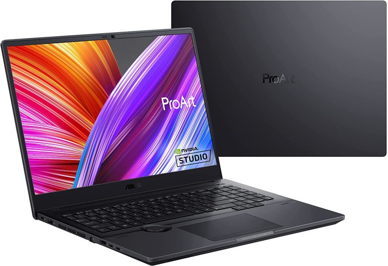 ASUS ProArt StudioBook 16 Laptop, 16â€ 2560×1600 120Hz Display, AMD Ryzen 7, 32GB DDR4, 1TB PCIe SSD, Nvidia Geforce RTX 3060, Windows 11 Home, H5600QM-AH78, Star Black