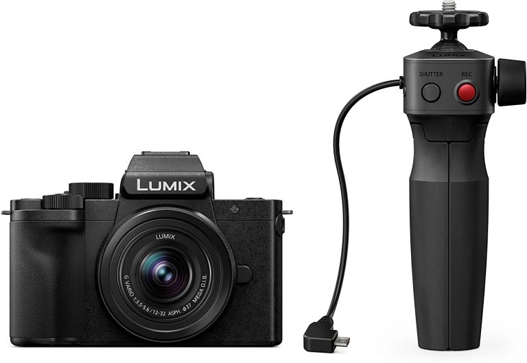 Panasonic LUMIX G100 4k Mirrorless Camera, Lightweight Camera for Photo and Video, Built-in Microphone, Micro Four Thirds with 12-32mm Lens, 5-Axis Hybrid I.S, 4K 24p 30p Video, DC-G100VK (Black)