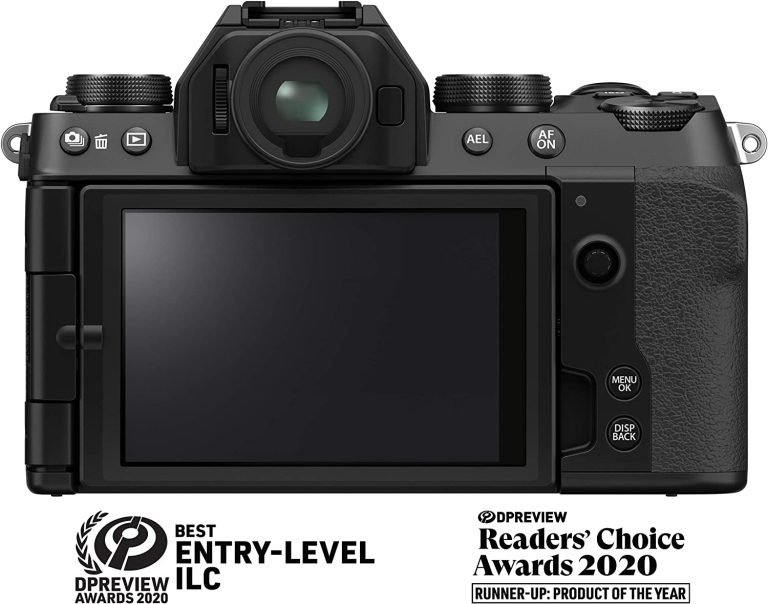 Fujifilm X-S10 Mirrorless Digital Camera XF16-80mm Lens Kit – Black